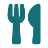 Dining Fork and Knife Icon