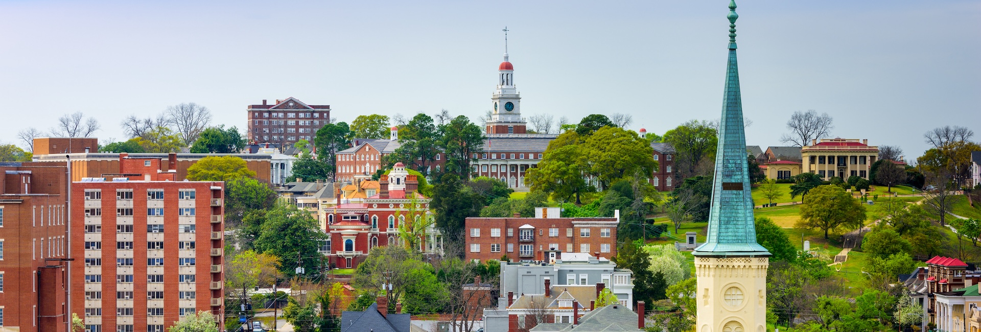 Macon, Georgia downtown skyline.
