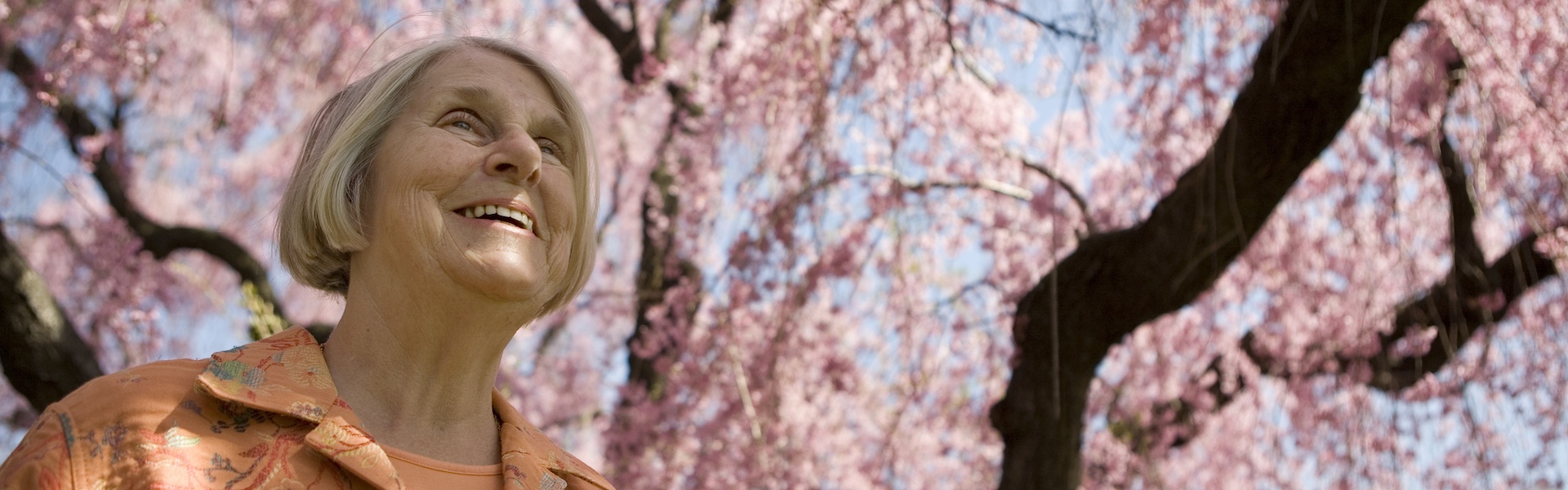 senior woman outdoors