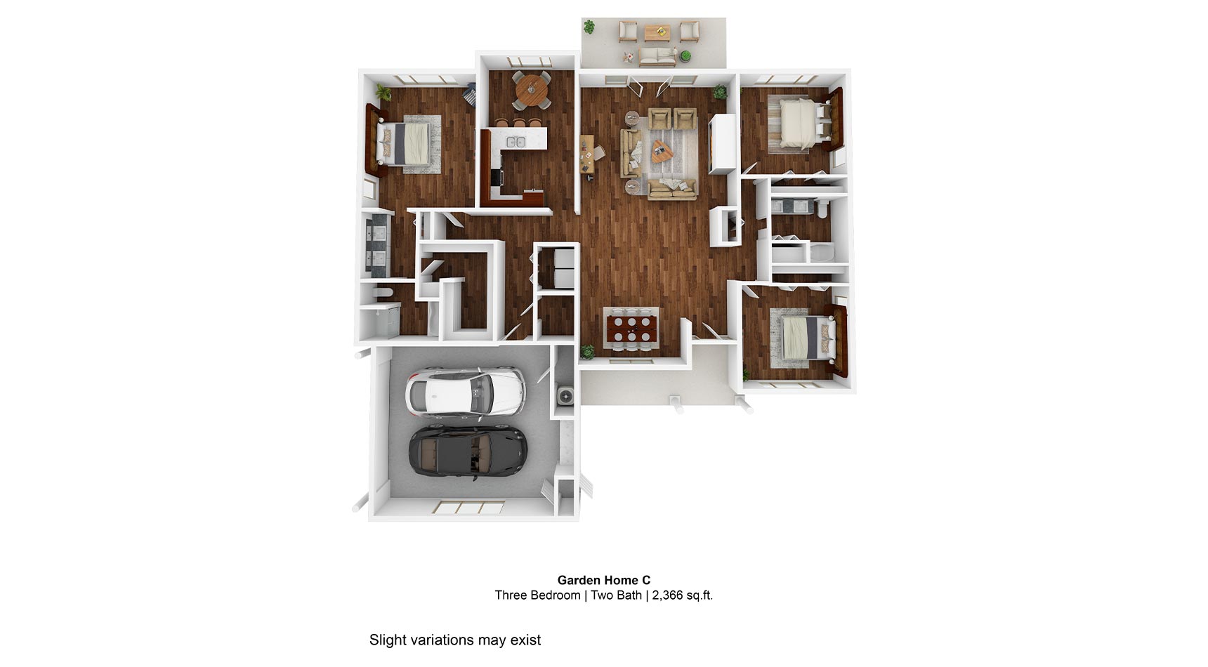 Garden Home C floor plan