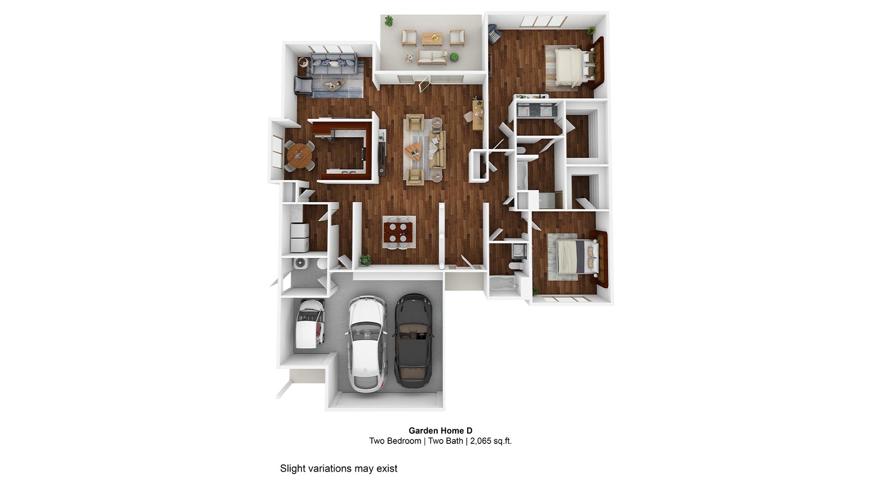 Garden Home D floor plan
